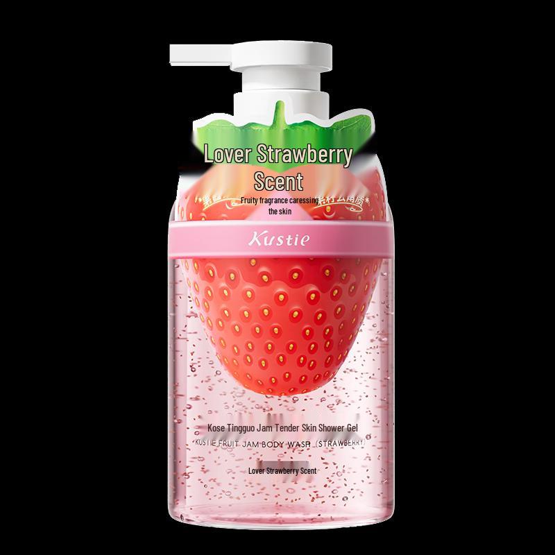 Kustie Fruity Jam Shower Gel & Rose Lotion Set
