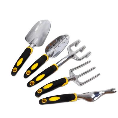Gartenwerkzeug-Handkelle, Rechen, Grubber, Unkrautstecher mit ergonomischem Griff, Gartenrasen-, Ackerland-Umpflanz- und Bonsai-Werkzeug