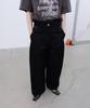 LCDC™ Frayed Line Detail Pants (Black)