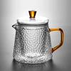 Glass Borosilicate Pyrex Teapot Gas Stove Flower Pu'er Kettle Chinese Kung Fu Set With Filter