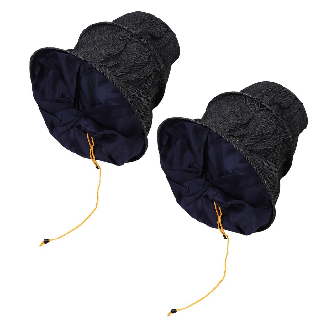 2PCS Bee Swarm Cage Denim Bee Swarming Catcher Beekeeping Supplies for Outdoor Beekeeper Tool Black
