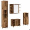 VidaXL Ensemble de meubles salle de bain 4 pcs bois d'ingénierie, armoire de salle de bain, placard de salle de bain, meuble 3328557