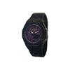 Casio Men Liquid Crystal,Analog Dual Display Series 44mm Purple Watch GA-2100SKE-7A(Watch3--)