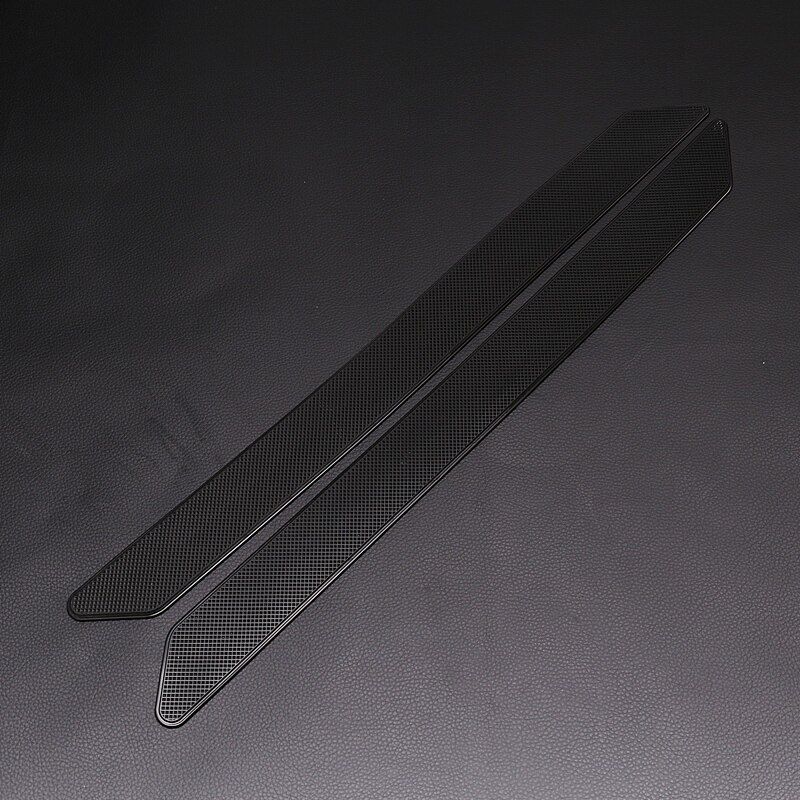 Car Bumper Protection Strip Universal Front and Rear Bumper Decorative Strip Anti-Scratch Anti-Scuff Protective Sticker Pure Black/Bumper [2 Pack]