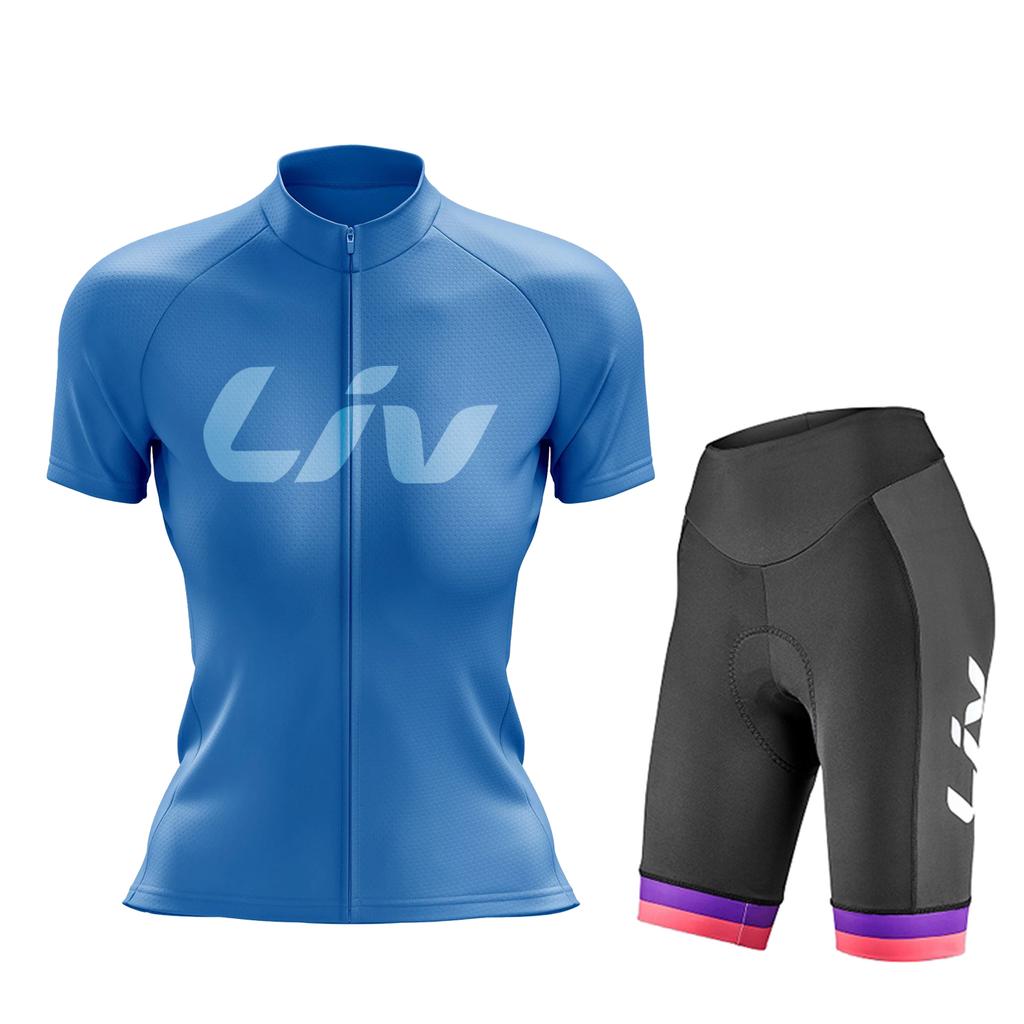 2026 LIV Summer  Breathable Cycling Suit Set Women's Road Cycling Sports Shirt Moisture Absorbing Cycling Jersey Cycling Bib Cycling Pants