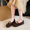 2025 Women's Leopard  Mary Jane Women's Flats Round Toe Slip-On Sweet Summer Casual Comfortable Shoes Ladies Fashion Size 35-40