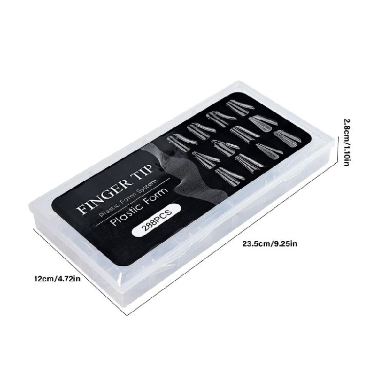 Nagelverlängerungsformspitzen Polygele Acrylnagelform Künstliche Duals Nagelformsystem UV-Gele DIY-Lack Maniküre-Werkzeug