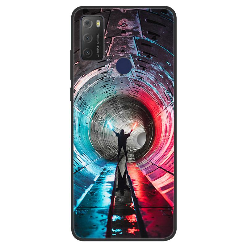 For TCL 20Y 6156D Case Shockproof Soft TPU Silicone Phone Cover For TCL 20Y 20 Y E 6125F Fundas For TCL20Y TCL20E Shell Coque
