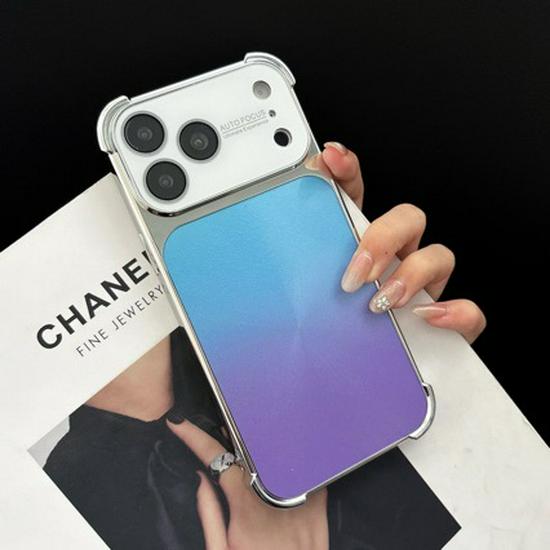 

Square Anti-Drop 17ProMax Large Window 16ProMax to 17 CD Laser Logo Back Panel iPhone 15 Pro
