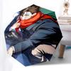 1pc Outdoor Umbrella with Anime Character Print - Automatic Opening/Closing, Portable 3-Fold Design, 8-Rib Iron Frame - Perfect Gift for Fans, Tr