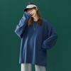 Frühling Herbst Paar Langarm T-Shirt Damen Basic T-Shirt Oversize T-Shirt Mann Lässig O-Ausschnitt Damen T-Shirt