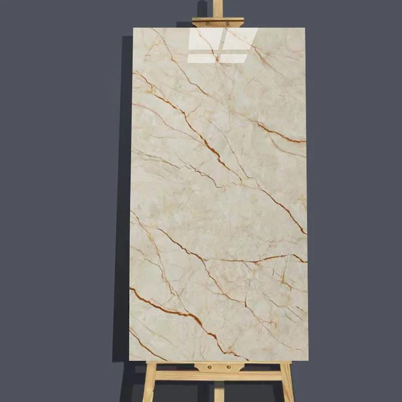 Marble Grain Wall Sticker Imitation Marble Wall Panels Diy Self-adhesive Waterproof Wallpaper For Home Bathroom Decoration