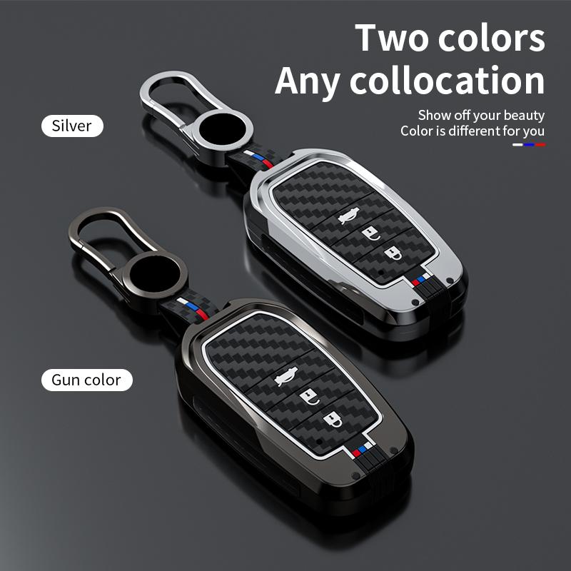 Auto Zinc Alloy Key Fob Cover Mount Chain Toyota Alphard Vellfire 2012 Previa Auto Key Fob Case Interior Accessories Auto Accessories