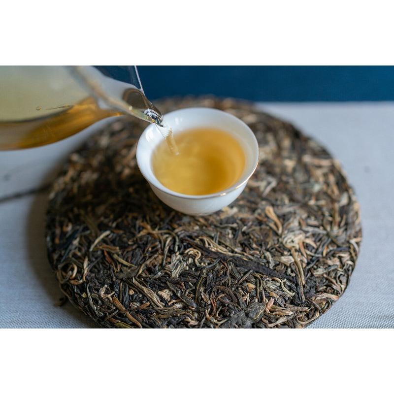 357g Lao Banzhang Puerh Tè crudo Yunnan Ancient Tree Puerh Tè a sette semi