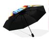 Twilight Floral Glass Wings Folding Umbrella 8 Paraphenoid Bones Umbrella Outdoor Travel Umbrella Travel
