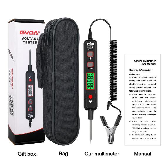 GVDA DC Voltage Detector Car Multimeter