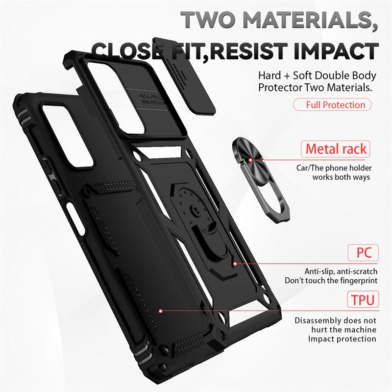 Full Cover For Xiaomi Redmi Note 10 Pro Case Redmi Note 10 Pro Push Window Magnetic Phone Holder Case For Redmi Note 10 Pro Case