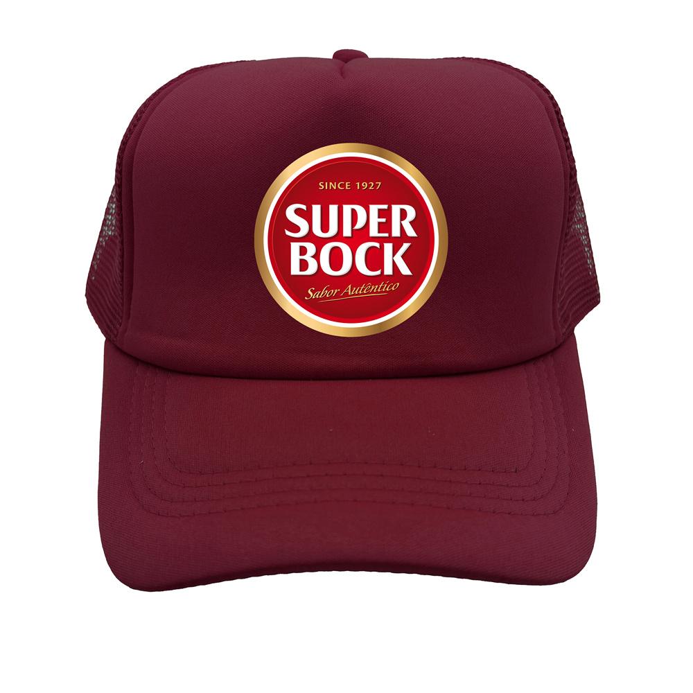 Berretto Trucker Super Bock Unisex Cappello Divertente Cappellino da Baseball Fresco Estivo Cappellini Unisex a Rete
