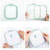 DIY Adjustable Square Household Hand Kit Embroidery Hoops Cross Stitch Art Craft Sewing Tools
