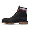 Timberland Stivaletti Martin Corti Comodi e Durevoli da 6 Pollici Stivali da Uomo Nero Rosso A2GZ9001