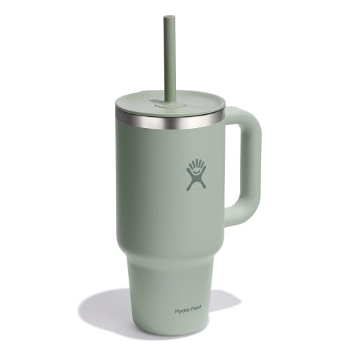 All Around Travel Tumbler, 32oz (946ml), Agave, Insulated, Straw, Handle (Authentic Japanese Product)