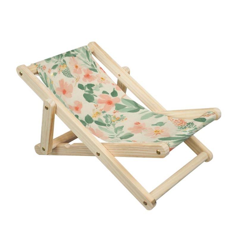 New Arrival Sublimation Blank Linen Cat Hammock Beach Chair Cat Furniture Original Cozy Cat Lounger