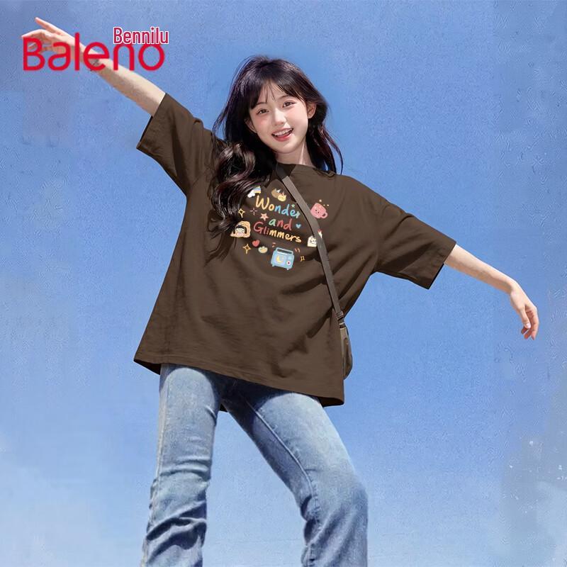 Baleno Women s Cartoon Graffiti Short Sleeve T-shirt 2XL
