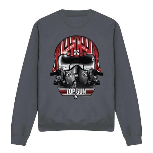 Top Gun Unisex Adult Goose Helmet Sweatshirt