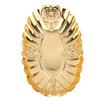 Metal Oval Tray Small Fruit Plate Snack Dinner Food Display Buffet Pastry Serving Plate