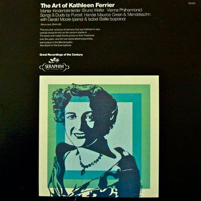 LP Record KATHLEEN FERRIER - GUSTAV MAHLER /  - The Art Of Kathleen Ferrier 60203 Seraphim 1972 US Classical Used