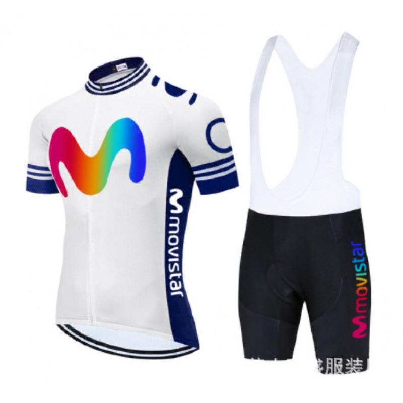 Men's Women's Tour De Cycling Suit With Strap Short-sleeved Team Edition Bicycle Outdoor Sports