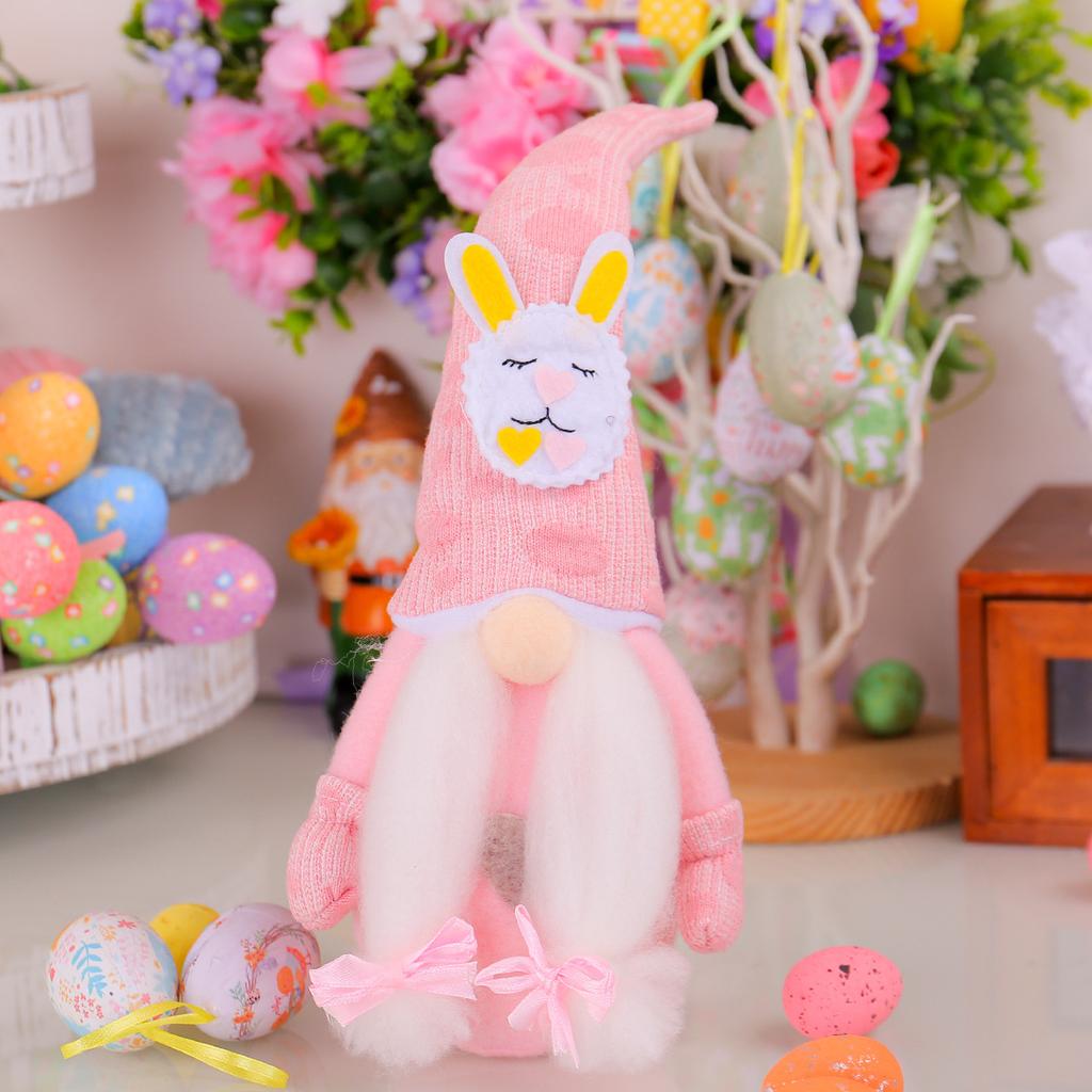 Rudolph Ornament Rabbit Ears Doll Ornament Easter Elf Doll Gift