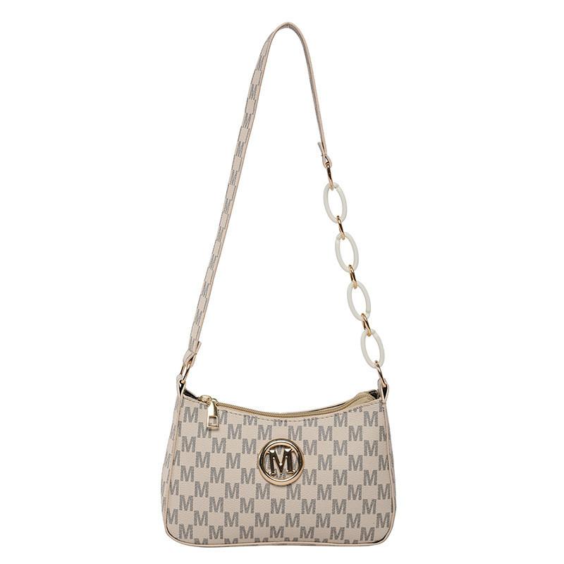 French Underarm Retro Women Bag Small Crossbody Pu Zip Casual Day Bags Travel