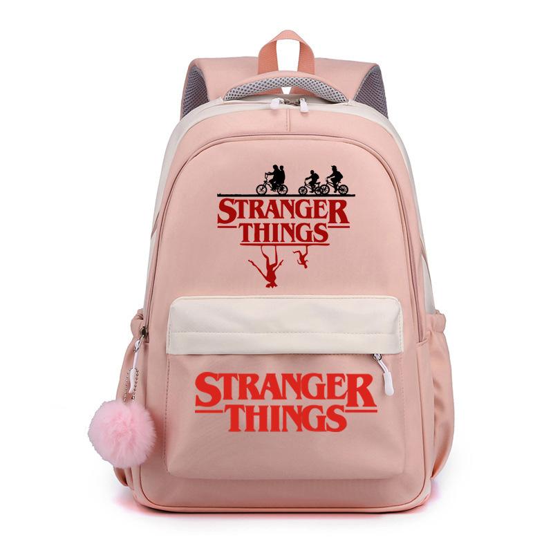 Stranger Things Stranger Things Fashion Peripheral Printing Student School Bag Large Capacity Backpack
