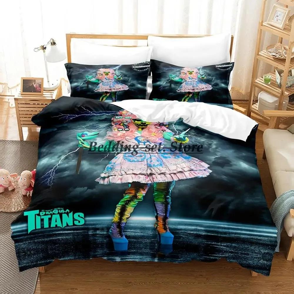

Boulet Brothers Dragula Titans Bedding Set Single Twin Full Queen King Size Bed Set Aldult Kid Bedroom Duvetcover Sets Bed Sheet 70x133cm 2pcs