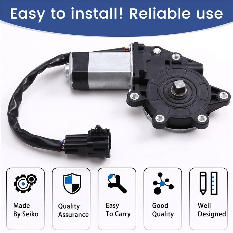 For Tiida Livina Compatible 2Pcs Window Motor Replacement Units-Part Numbers 80730-ZP80A& 80731-ZP80A