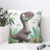Cute Jurassic Dinosaur Child Pillowcase Cushion Comfort Throw Pillow Sofa Decorative Cushions Used for Home Bedroom Living Room