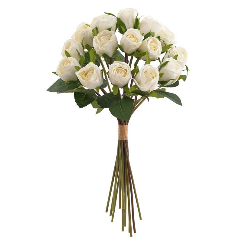 

Букет роз искусственный из шелковой ткани для свадебного декора и торжеств на открытом воздухе