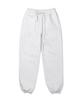 GAINSBORO Soft Cotton Fleece Jogger Pants_White Melange