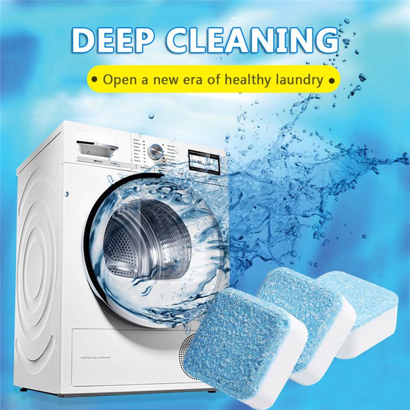 Effervescent Washing Machine Cleaner Tablets for Deep Cleaning and Deodorizing