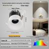 Mengpao Recessed 3-Color COB LED Wall Washer Spotlight