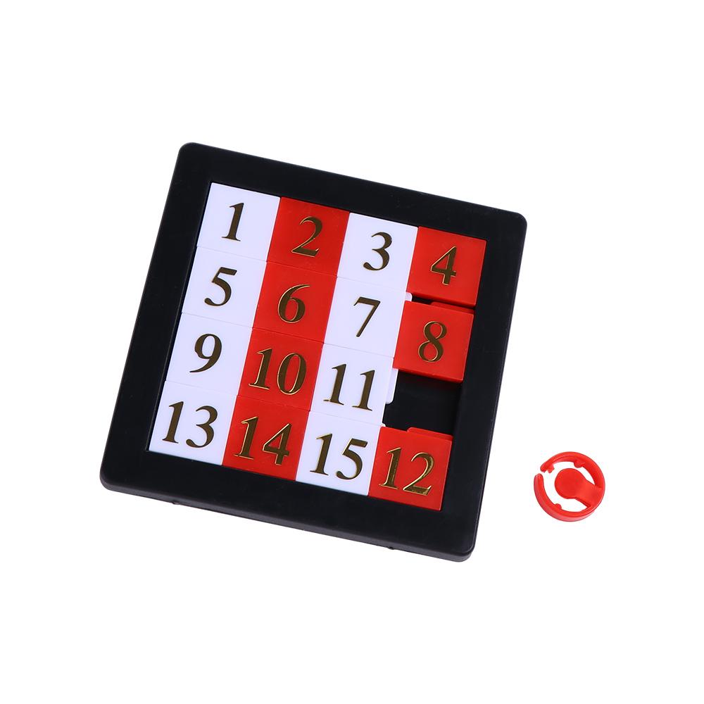 Blocks Children'S Gift Number Puzzles Toys Sliding Puzzle Early Educational Toy Moving Sliding Toy