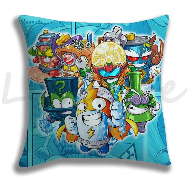 Superthings Pillow Case Single Sides Pillowcase Home Pillowcase Decorative Sofa Pillow Cover Bedroom Car Protection Pillow Case