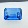 Natural Blue Tanzanite Loose Gemstone Emerald Cut 13.70 Ct for Jewelry Making and Gem Collections