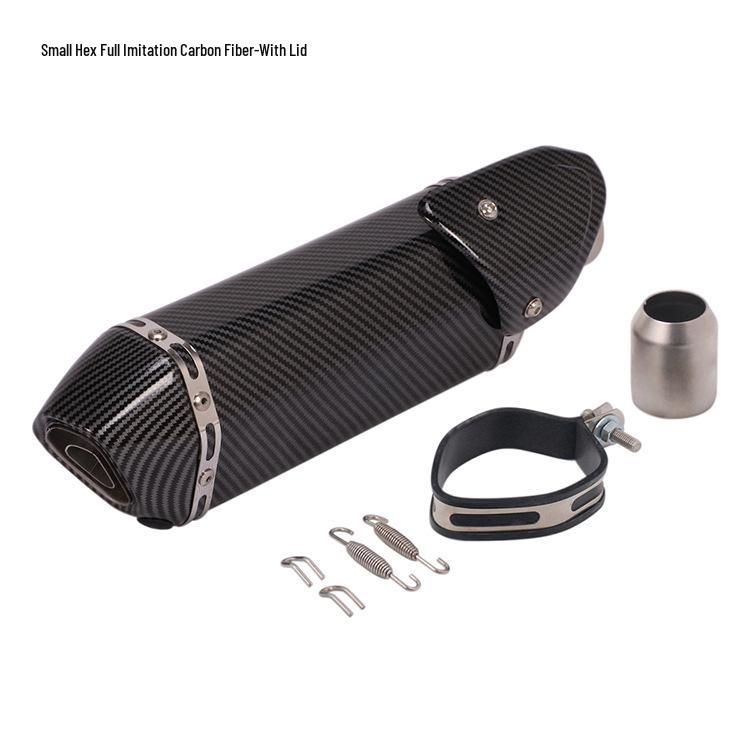 Universal Modified Exhaust Pipe for Motorcycle Models: 502C, Ninja 250, Z400, R25, MT-03, R1, and NVX 155.