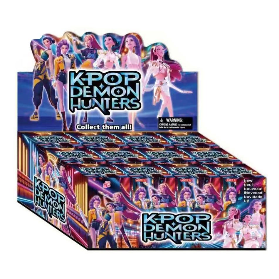 Anime Kpop "Devil Hunter" blind box, detachable fun blind bag, small statue, peripheral model, desktop blind box, decorative gif