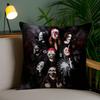 Band S-Slipknots Pillow Case Office Sofa Dorm Chair Back Short Plush Double-Sided Printing Home Cushion Cover
