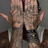 European-American Men's Rivet Punk Multi-layer Gothic Hip-hop Bracelet