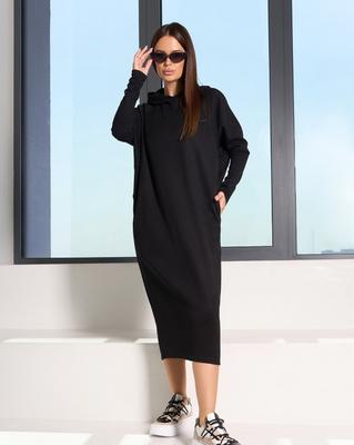 Angora Cocoon Dress with Hood ISSA PLUS