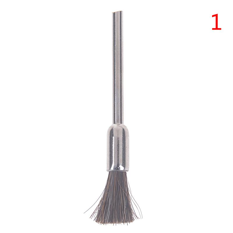 1Pcs Nail Drill Bit Cleaning Brush Electric Manicure Drills Copper Wire Cleaner